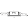 Встраиваемый светильник LIGHTSTAR Teso Fix 11079